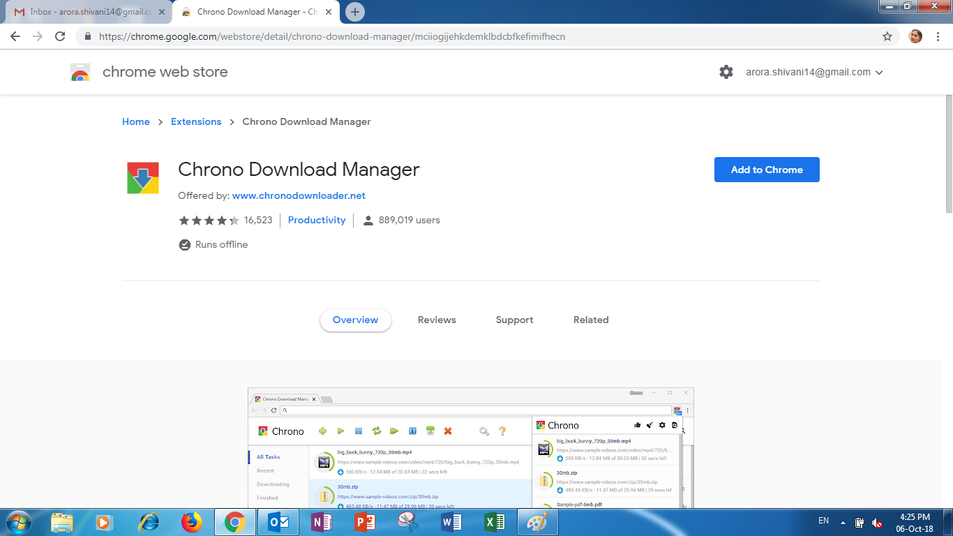 Chrono dOWNLOAD mANAGER